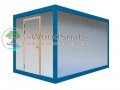Бытовка металлическая строительная 4х2.4 м